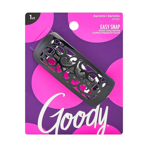 Goody Goody Slideproof Autoclasp Carved Hair Barrette Health & Beauty Orchid