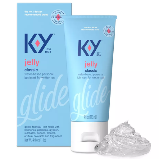 K-Y K-Y Jelly Classic Water-Based Personal Lubricant For Wetter Sex 4 Oz Personal Lubricants