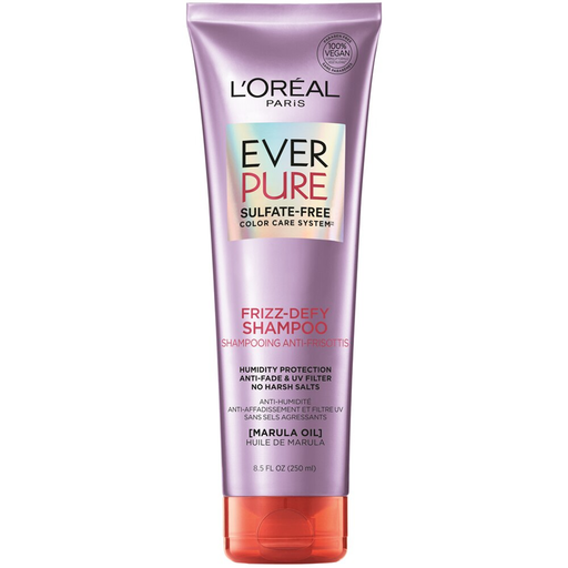 L'Oreal L'Oreal Ever Pure Shampoo, Sulfate Free, Frizz Defy, Marula Oil 8.5 Fl Oz Shampoo