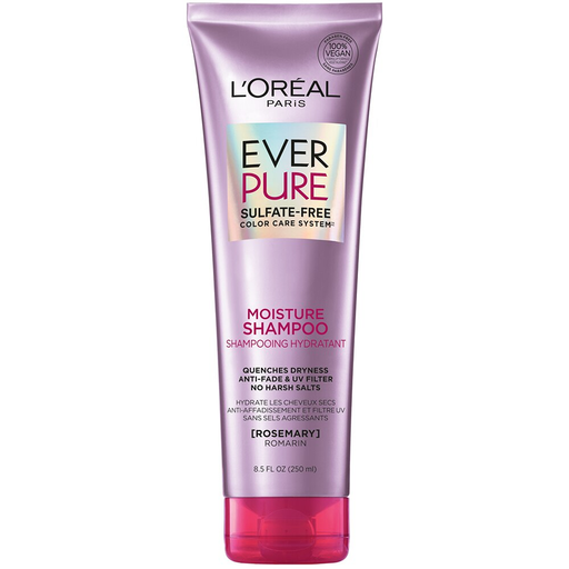EverPure EverPure L'Oreal Paris Moisture Sulfate Free Shampoo For Color-Treated Hair, Rosemary, 8.5 Fl; Oz (Packaging May Vary) Shampoo White Smoke
