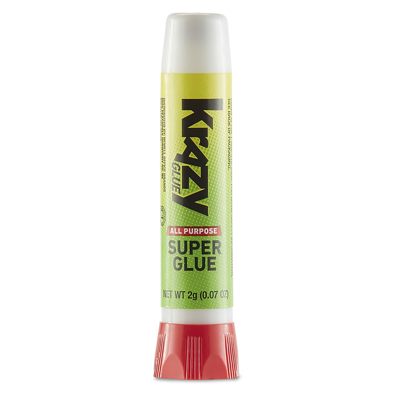 Krazy Glue Krazy Glue Super All Purpose, Precision Tip, 0.07 Ounce Hardware Glue & Adhesives White Smoke