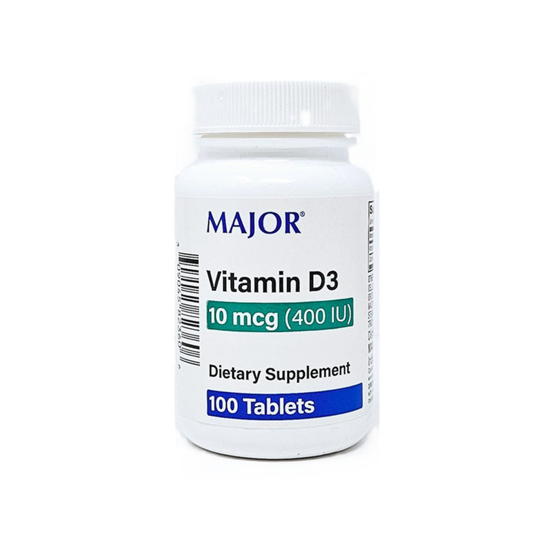 Major Major Vitamin D 400 IU - 100 Tabs Vitamins & Supplements