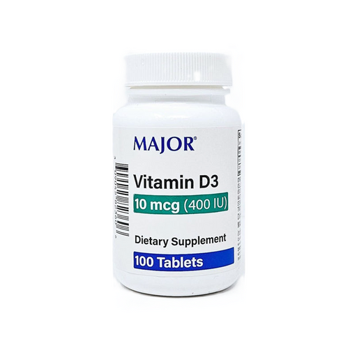 Major Major Vitamin D 400 IU - 100 Tabs Vitamins & Supplements