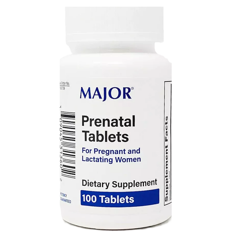 Major Major Prenatal Tablets 100 Tablets Health & Beauty