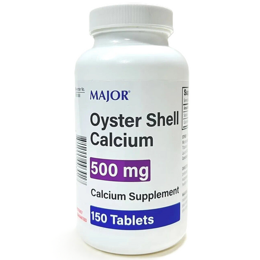 Major Major Oyster Shell Calcium 500mg, 150ct Health & Beauty