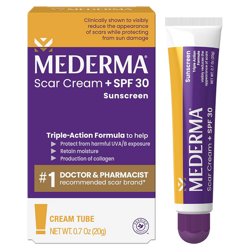 Mederma Mederma Scar Cream + SPF 30 - 0.7oz Health & Beauty White Smoke