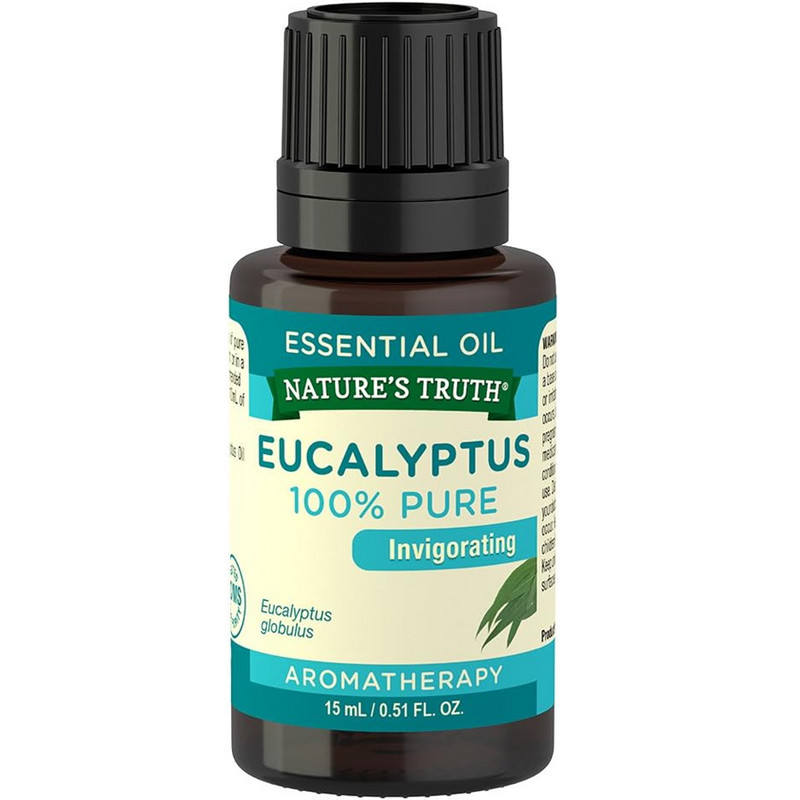 Nature's Truth Nature's Truth Pure Essential Oil, Eucalyptus, Invigorating, Aromatherapy 0.51 Fl Oz Health & Beauty