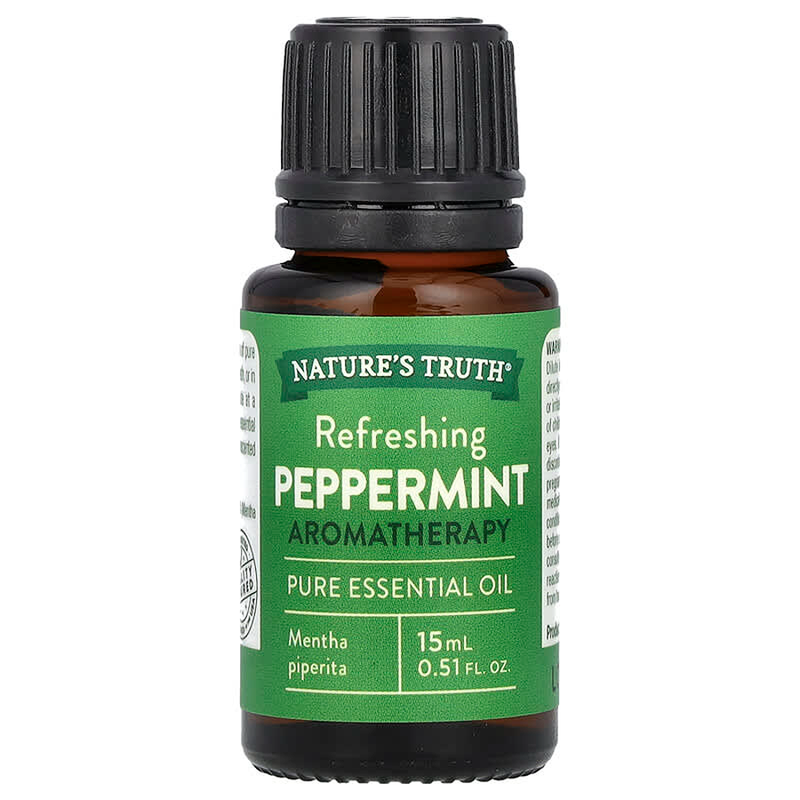 Nature's Truth Nature's Truth Pure Essential Oil, Aromatherapy, Peppermint 0.51 Fl Oz Health & Beauty Dark Slate Gray