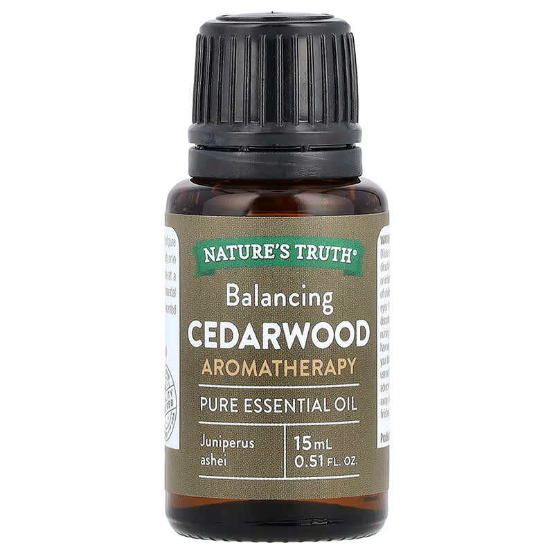 Nature's Truth Nature's Truth Essential Oil, Pure, Cedarwood, Balancing 0.51 Fl Oz Cuticle Cream & Oil