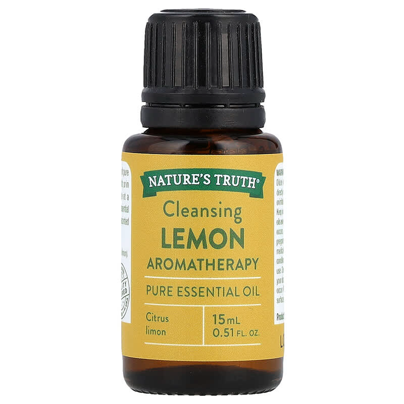 Nature's Truth Nature's Truth Pure Essential Oil, Cleansing Lemon 0.51 Fl Oz Health & Beauty Dark Slate Gray