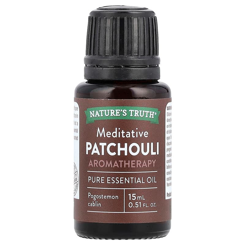 Nature's Truth Nature's Truth Essential Oil, Pure, Aromatherapy, Patchouli, Meditative 0.51 Fl Oz Massage & Relaxation