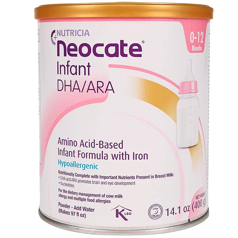 Nutricia Nutricia Neocate 0-12M Hypoallergenic  Infant Formula Powder  14.1 Oz Baby Formula Lavender