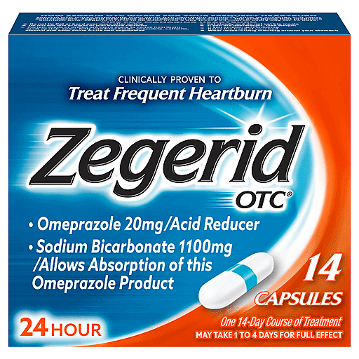 Zegerid OTC Zegerid OTC Omeprazole & Sodium Bicarbonate, 20 Mg/1100 Mg, Capsules Personal Care