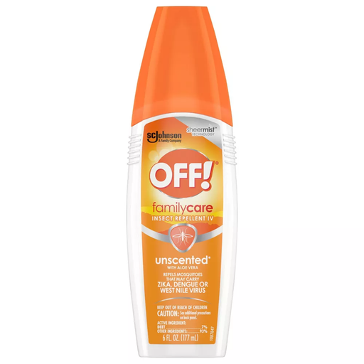 Off! Off! Family Care Insect Repellent Spray Unscented, 6 Fl Oz Pest Control