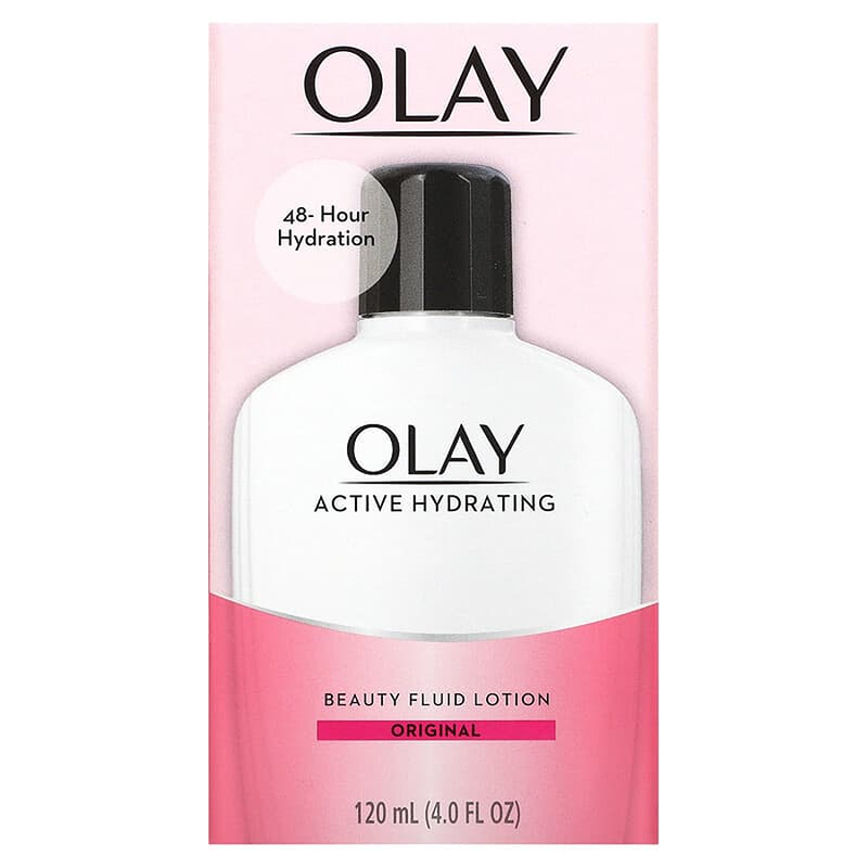 Olay Olay Active Hydrating Original Beauty Fluid Lotion 4 Fl Oz Face Moisturizer