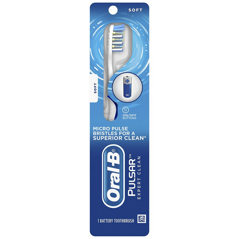 Oral-B Oral-B Pulsar Expert Clean Battery Powered Toothbrush – Soft Bristles Toothbrushes