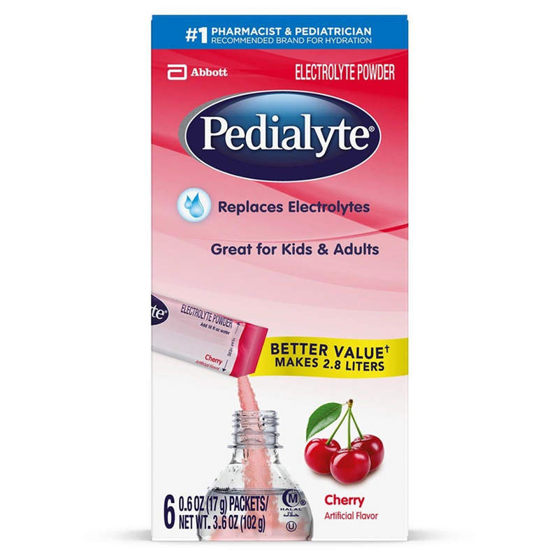 Pedialyte Pedialyte Electrolyte Powder, Cherry Flavor, Packets Health & Beauty