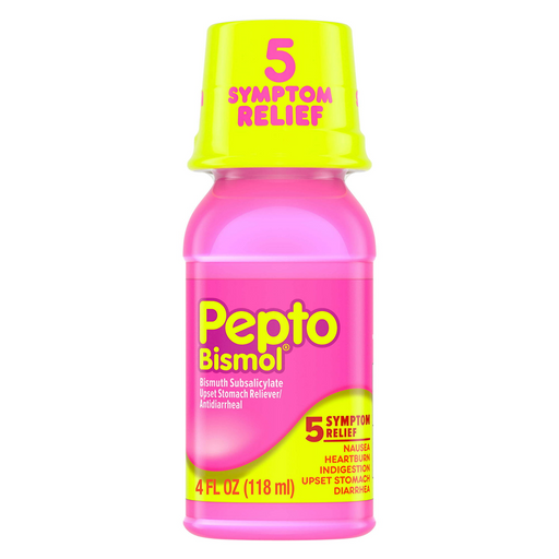 Pepto-Bismol Pepto-Bismol Liquid For Upset Stomach And Diarrhea Relief, Over The Counter Medicine, 4 Oz Health & Beauty