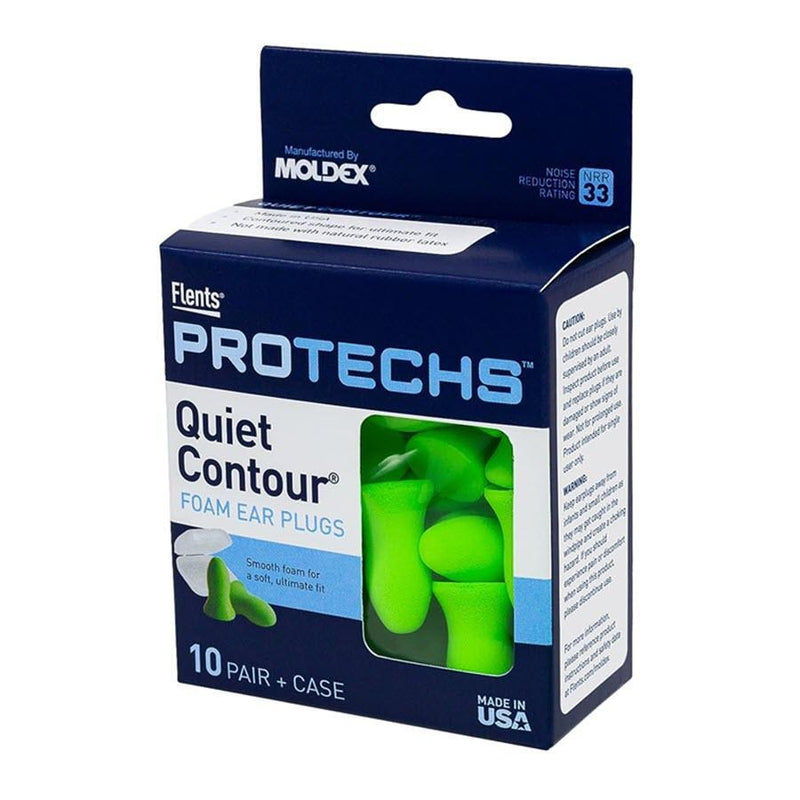 Flents Flents Foam Quiet Contour Ear Plugs, 10 Pair With Case Ear Care