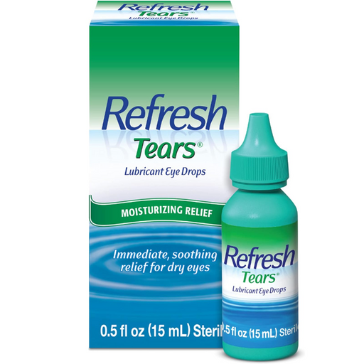 Refresh Refresh Tears Moisturizing Relief Lubricant Eye Drops 0.5 Fl Oz Personal Care