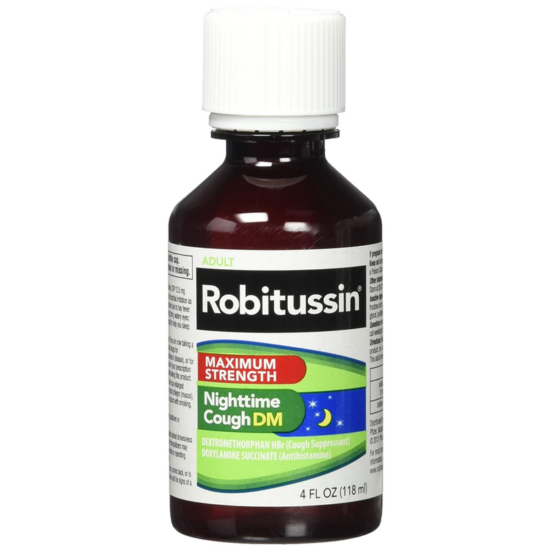 Robitussin Robitussin Adult Maximum Strength Nighttime Cough DM – 4 fl oz Health & Beauty
