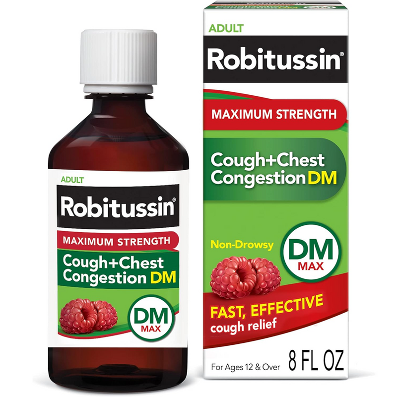 Robitussin Robitussin Adult Cough & Chest DM Non Drowsy - 8 Fl Oz Health & Beauty