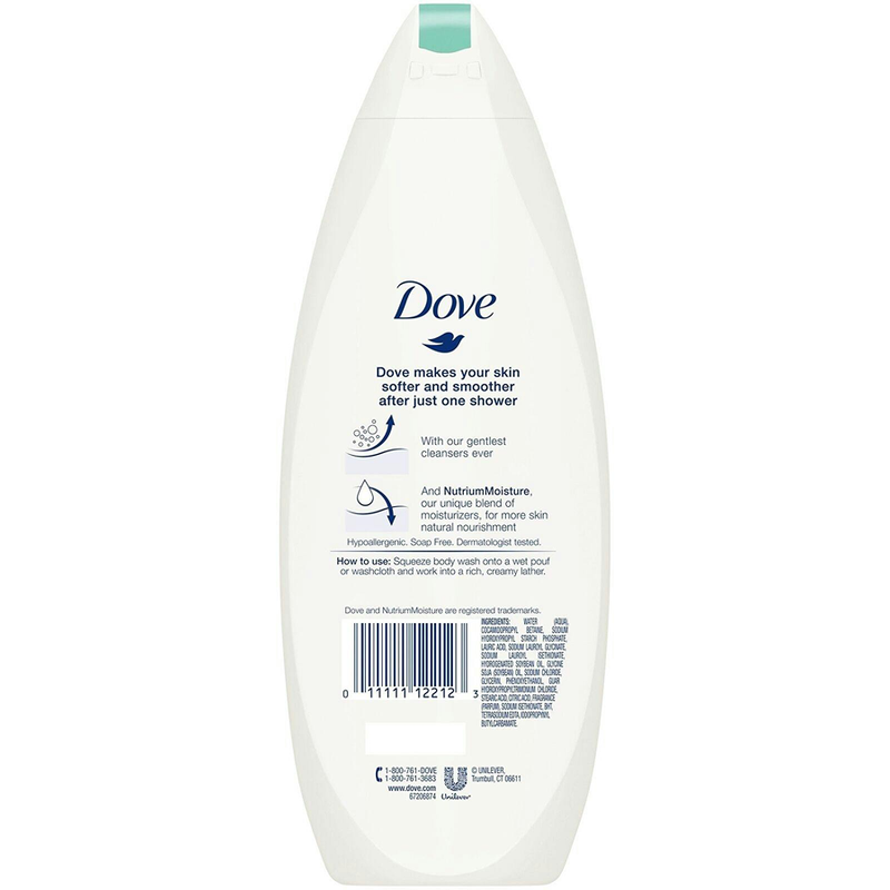 Dove Dove Sensitive Skin Body Wash - 12 oz - Hypoallergenic & Fragrance-Free Body Wash