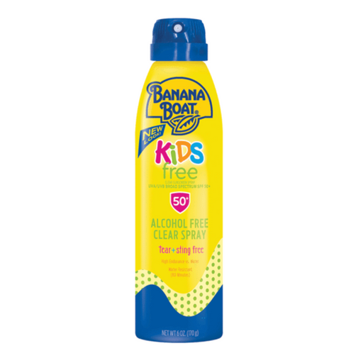 Banana Boat Banana Boat Clear Sunscreen Spray, Alcohol Free, Broad Spectrum SPF 50+ 6 Oz Sunscreen