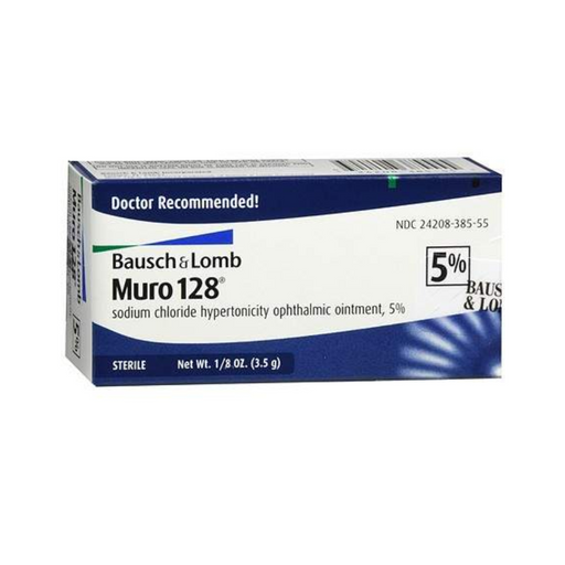 Bausch & Lomb Bausch & Lomb Muro 128 5% Sterile Ophthalmic Ointment, 0.12 Oz Health & Beauty