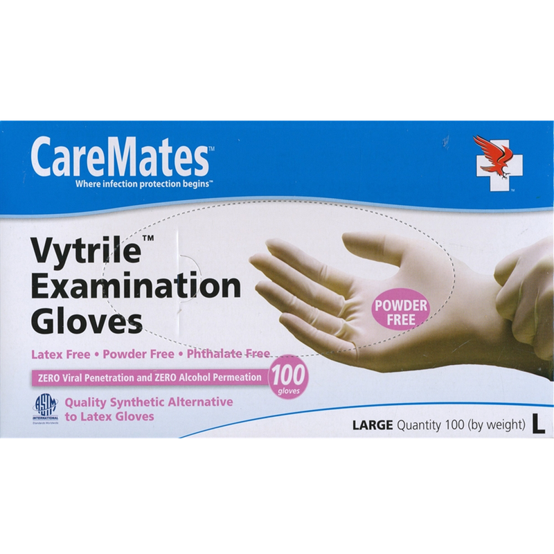 CareMates CareMates Vytrile-Powder Free Examination Gloves (Large) Gloves & Mittens