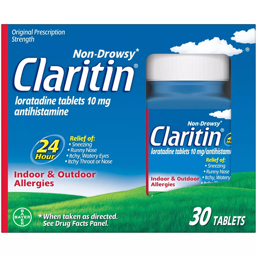 Claritin Claritin Indoor & Outdoor Allergies, Non Drowsy, 10 Mg, Tablets Health & Beauty