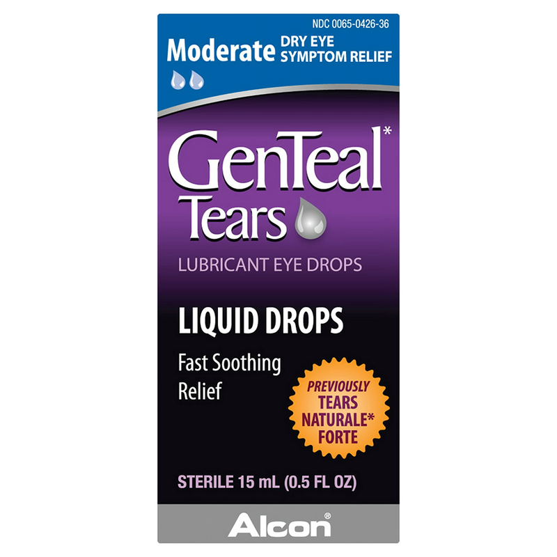 GenTeal GenTeal Tears Eye Drops, Lubricant, Moderate, Liquid Drops Eye Drops & Lubricants