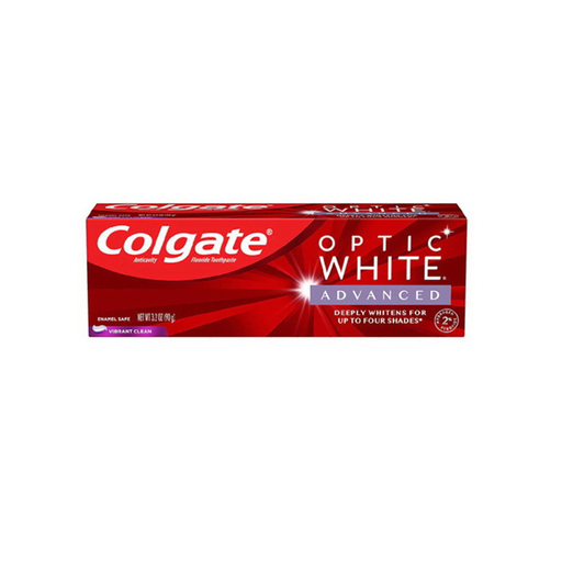 Colgate Colgate Optic White Advanced Anticavity Fluoride Vibrant Clean Toothpaste 3.2 Oz Toothpaste