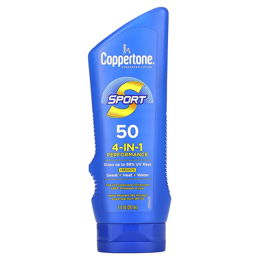 Coppertone Coppertone Sport Broad Spectrum Spf 50 4 In 1 Performance Sunscreen Lotion 7 Fl Oz Sunscreen