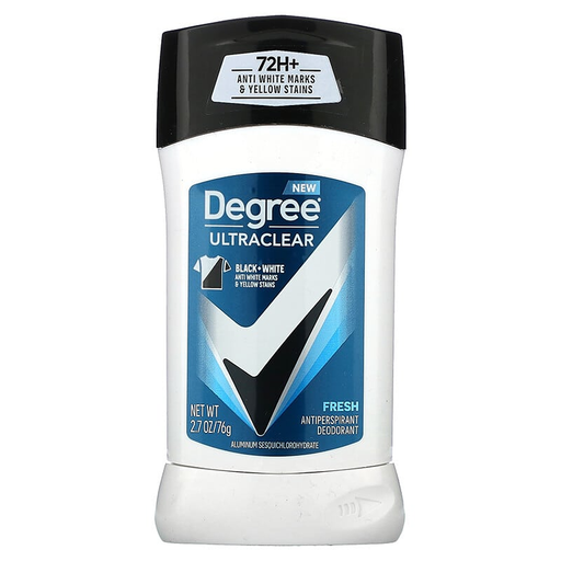 Degree Degree Men Ultraclear Black + White Fresh 72-Hour Antiperspirant & Deodorant - 2.7oz Deodorant