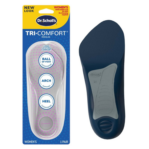 Dr. Scholl's Dr. Scholl's Comfort Tri-Comfort Insoles For Women, Size 6-10, 1 Pair Health & Beauty