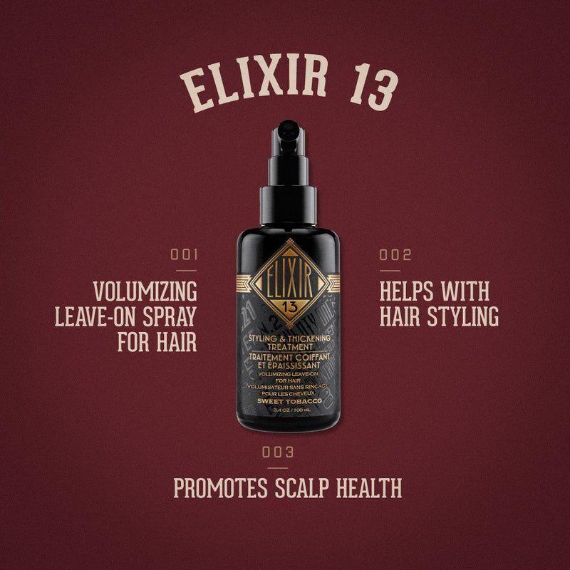 18.21 18.21 Man Made Elixir 13 Sweet Tobacco Styling & Thickening Treatment 3.4 oz Hair Styling Treatment