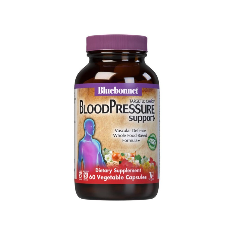 Bluebonnet Bluebonnet Targeted Choice Blood Pressure Support, Vegetable Capsules Blood Pressure Monitors White Smoke