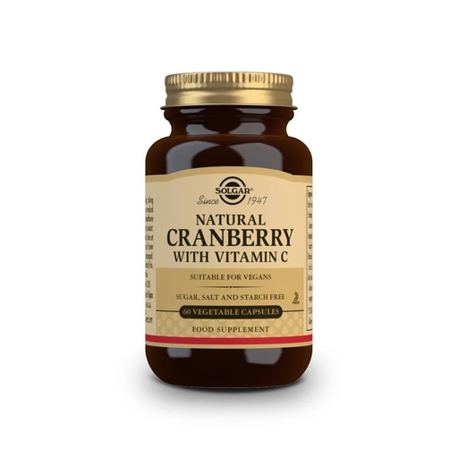 Solgar Solgar Natural Cranberry With Vitamin C 60 Vegetable Capsules Vitamins & Supplements