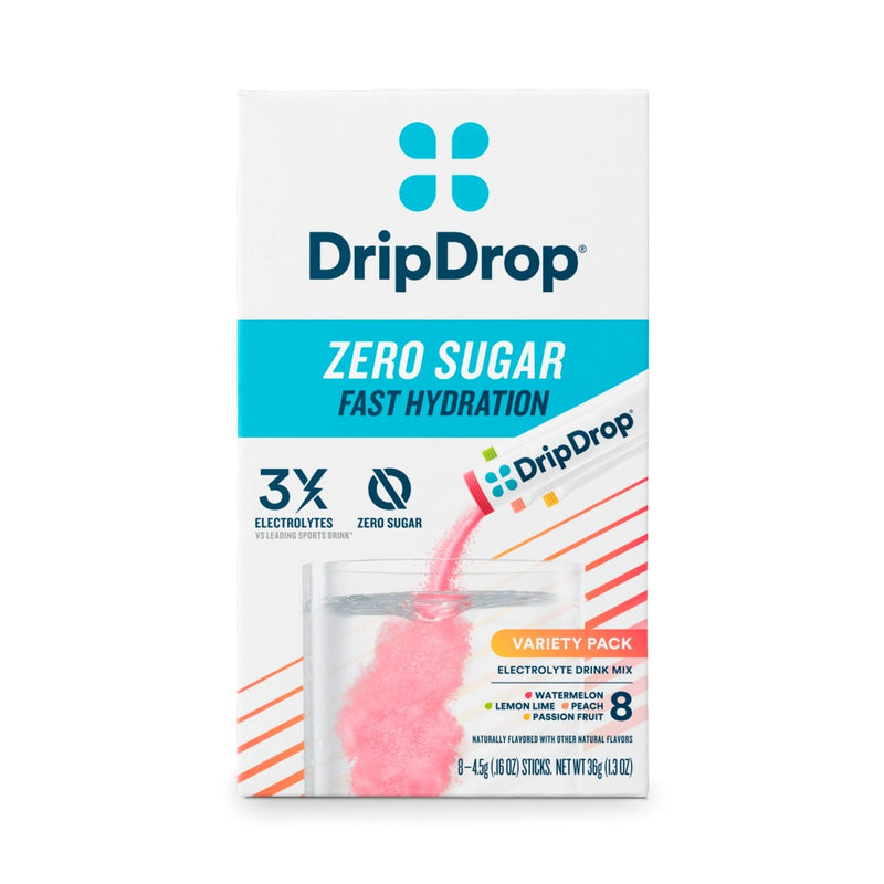 DripDrop DripDrop  Hydration Powder Zero Sugar  Variety 8Ct Beverages