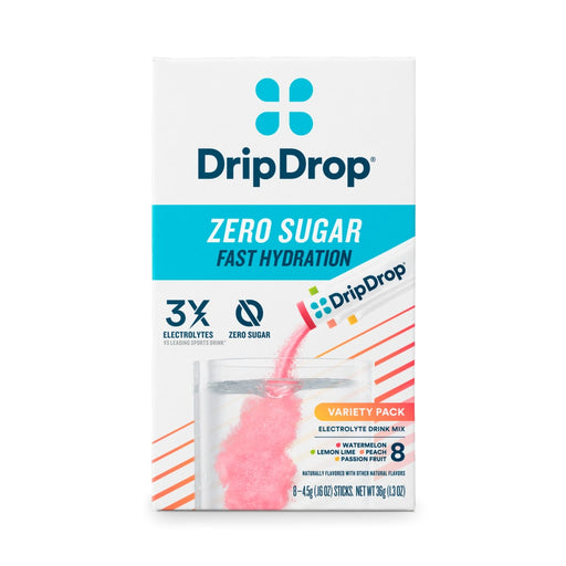 DripDrop DripDrop  Hydration Powder Zero Sugar  Variety 8Ct Beverages