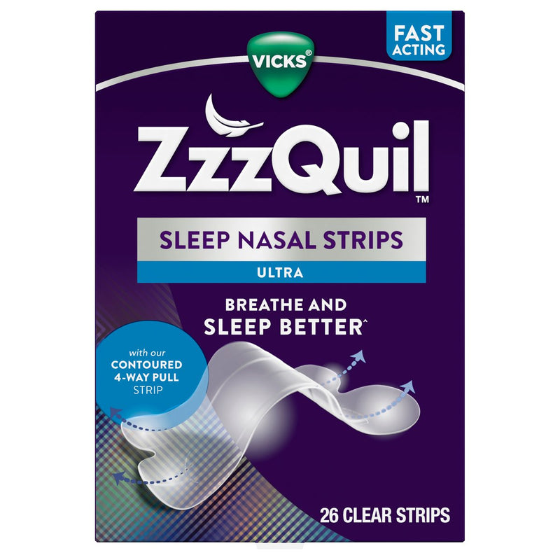 Vicks Vicks ZzzQuil Nasal Strips, Ultra, Sleep Personal Care