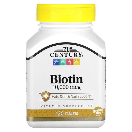 21st Century 21st Century Biotin, Ultra Potency, 10,000 Mcg, Tablets Vitamins & Supplements