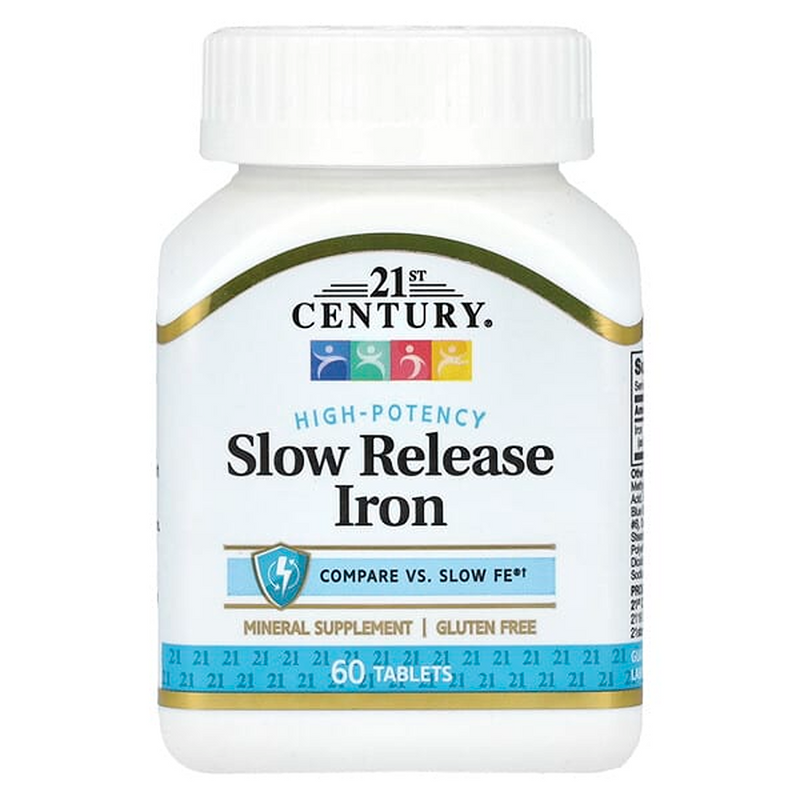 21st Century 21st Century Iron, Slow Release, Tablets Vitamins & Supplements