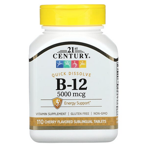 21st Century 21st Century Sublingual Vitamin B-12 5000 Mcg Tablets Vitamins & Supplements