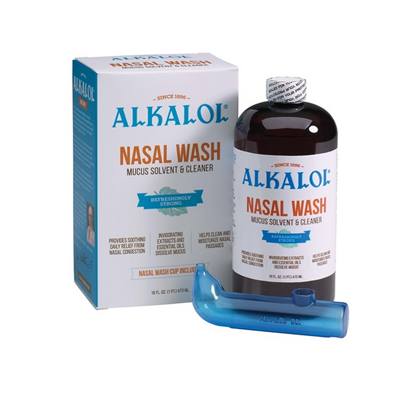 Alkalol Alkalol Nasal Wash, Mucus Solvent & Cleaner, 16 Fl Oz Health & Beauty