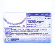 Bids.com IGI Certified 14K White Gold 8.0 Cttw Pave Set Round-Cut Diamond Cluster Graduating Riviera Statement Necklace (H-I Color, I1 Clarity) Necklaces