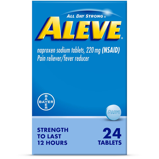 0 Aleve Pain Reliever & Fever Reducer Naproxen Sodium Tablets 24T 6ct Health & Beauty