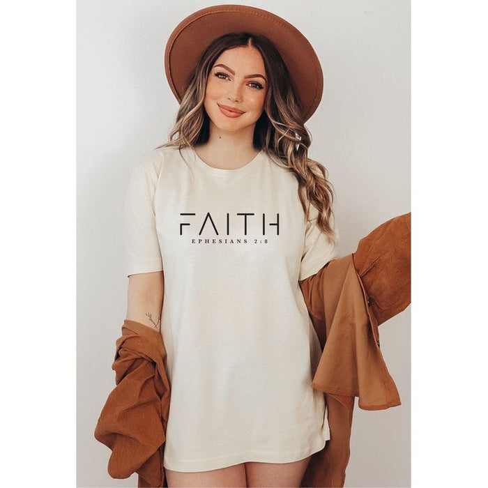 FAITH Ephesians 2 8 Short Sleeve Tee