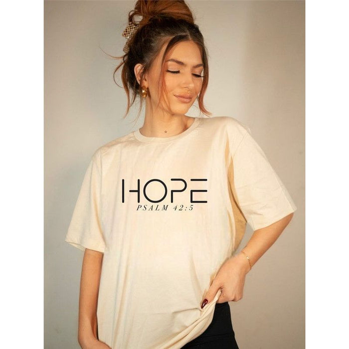 Hope Psalm 42:5  Short Sleeve Tee